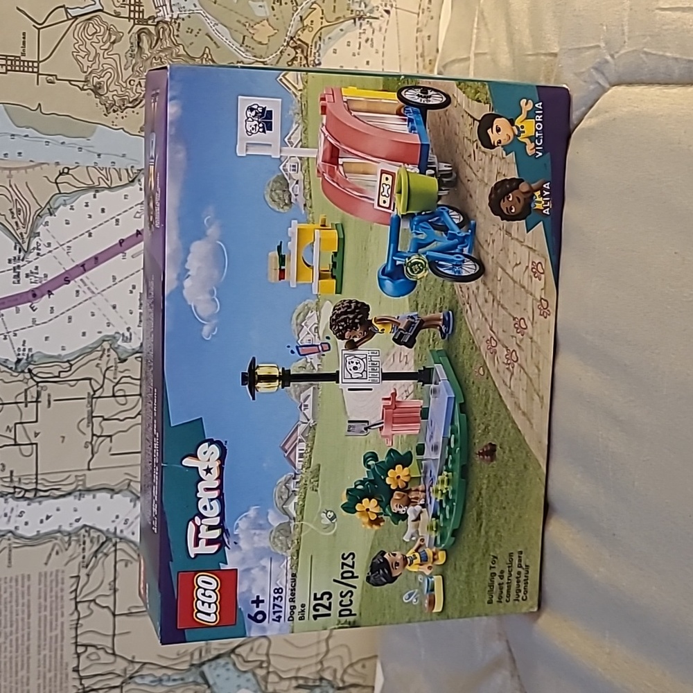 🌸 Lego Friends NIB Dog Rescue Bike Set, 125 pieces